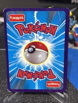 Pokemon Funskool Vintage Poke Ball holo Card Damaged Holo. HP Rare India - Image 2