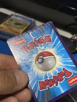 Pokemon Funskool Vintage Poke Ball holo Card Damaged Holo. HP Rare India - Image 4