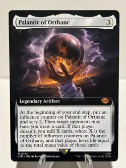 Palantir of Orthanc (Extended Art) 381 M The Lord of the Rings NM MTG - Image 1