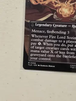 Fire Lord Sozin M 0356, NM Borderless, MTG Avatar the Last Airbender, TLA, Rise - Image 3