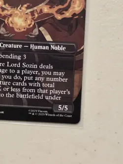Fire Lord Sozin M 0356, NM Borderless, MTG Avatar the Last Airbender, TLA, Rise - Image 4