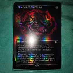MTG - Bloodchief Ascension Borderless CMM0636 - Commander Masters - Foil NM - Image 1
