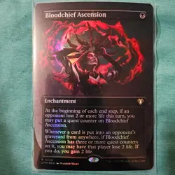 MTG - Bloodchief Ascension Borderless CMM0636 - Commander Masters - Foil NM - Image 2