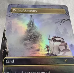 MTG Secret Lair X Avatar | Path of Ancestry FOIL PROMO CARD IN HAND - Image 2