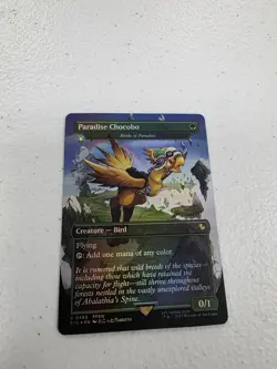Paradise Chocobo Borderless FOIL MTG Final Fantasy Nm/M - Image 1