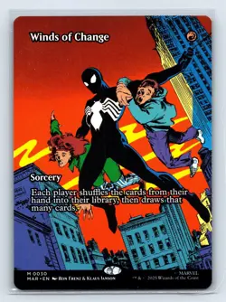 Spider-Man MTG Magic The Gathering Winds of Change Borderless Eternal-Legal - Image 1