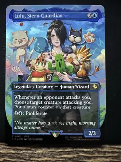Lulu, Stern Guardian (Borderless) Chocobo Track Foil MTG Final Fantasy NM - Image 1