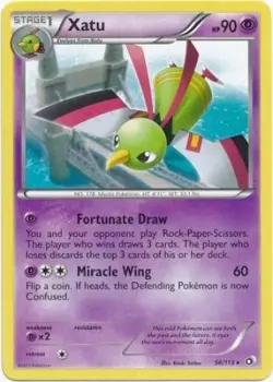 Pokemon TCG - Xatu 56/113 - Rare - Black & White Legendary Treasures [Near Mint] - Image 1