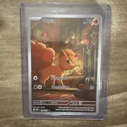 Pokemon TCG Mega Evolution Vulpix 138/132 Secret Rare Near Mint - Image 2