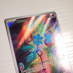 Bronzor 170/162 Pokemon Temporal Forces Illustration Rare Full Art NM - Image 4
