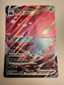 Venusaur VMAX SWSH102 Jumbo Pokemon Promo Sword & Shield Card LP J1 - Image 1