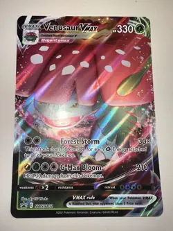 Venusaur VMAX SWSH102 Jumbo Pokemon Promo Sword & Shield Card LP J1 - Image 2