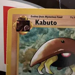 Kabuto 1st Edition MP+ 1999 Pokemon Fossil 50/62 - Image 5