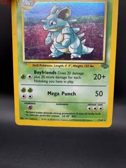 Pokemon TCG Nidoqueen 7/64 Jungle Holo Unlimited Holo Rare - HP/Damaged - Image 4