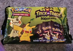 Pokemon Trick Or Trade 50 Pack Booster Bundle 50 Mini Packs 2023 - Image 1