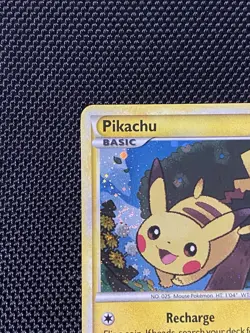 Pikachu HGSS03 Swirl Pokemon TCG: 2010 HGSS Black Star Promo LP/NP - Image 2