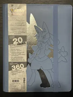 Pokemon PREMIUM PRO-BINDER, Ultra PRO Side Loading 9 Pocket - Lucario - Image 1