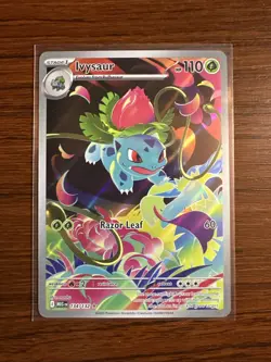 Ivysaur 134/132 Mega Evolution Illustration Rare Pokemon NM/M+ IR Full Art Holo - Image 1