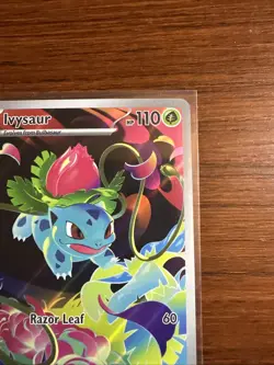 Ivysaur 134/132 Mega Evolution Illustration Rare Pokemon NM/M+ IR Full Art Holo - Image 3