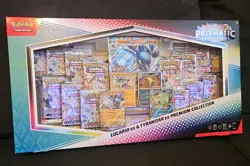 Pokemon TCG Lucario EX & Tyranitar EX prismatic Evolutions US Premium Collection - Image 1