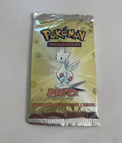 Pokemon Neo Destiny Booster Pack - Togetic Artwork - English - Factory Sealed - Image 1