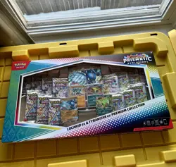Pokemon Prismatic Evolutions Lucario & Tyranitar ex Premium Collection LOT OF 2 - Image 2
