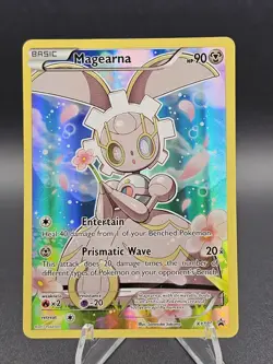 2017 Pokemon TCG Magearna XY186 NM Full Art Holo Black Star Promo XY Promo - Image 1