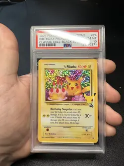Pokemon Birthday Pikachu Holo Celebrations Classic Collection 24 PSA 10 Gem Mint - Image 2