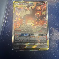 Reshiram & Charizard GX Promo SM Promos SM201 LP - Pokemon TCG - Image 2