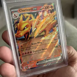 2024 POKEMON SVP EN-SV BLACK STAR PROMO #161 CHARIZARD EX PSA 9 - Image 2