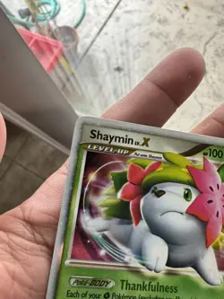 Pokemon TCG Shaymin LV.X Platinum Holo Rare Moderately Played - Image 3