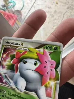 Pokemon TCG Shaymin LV.X Platinum Holo Rare Moderately Played - Image 5