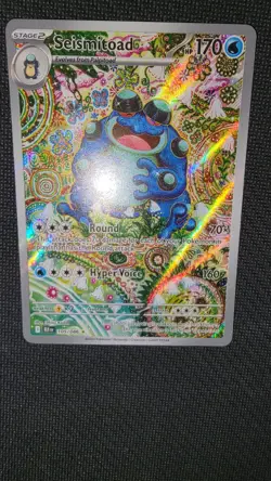 Seismitoad 105/086 NM Pokemon TCG SV Black Bolt - Image 2