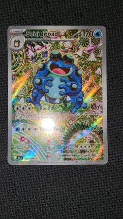 Seismitoad 105/086 NM Pokemon TCG SV Black Bolt - Image 4