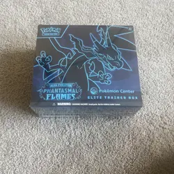 NEW POKEMON CENTER MEGA EVOLUTION PHANTASMAL FLAMES ELITE TRAINER BOX ETB SEALED - Image 1