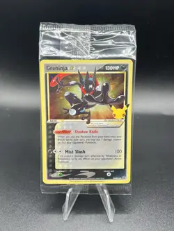 Pokemon Greninja Gold Star SWSH144 Celebrations Black Star Promo Sealed NM BR3 - Image 1