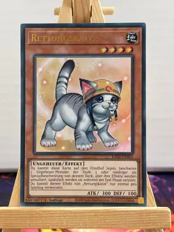 Rettungskatze RA02-DE001 (V2) Ultra Rare Deutsch NM YUGIOH - Image 1