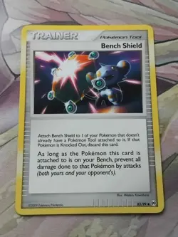 Pokemon Card - Trainer Bench Shield - 83/99 - Platinum Arceus - 2009 LP - Image 1