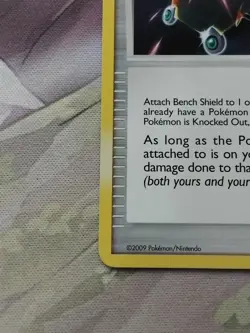 Pokemon Card - Trainer Bench Shield - 83/99 - Platinum Arceus - 2009 LP - Image 4