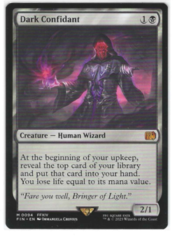 Dark Confidant M 0094 Regular Final Fantasy Magic the Gathering MTG Card English - Image 1