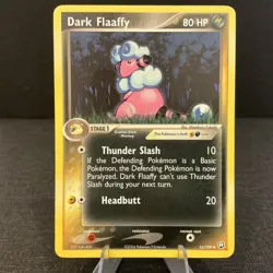 Dark Flaaffy 33/109 Team Rocket Returns 2004 Vintage Pokemon TCG Card - Image 1