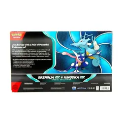 Pokemon Trading Card Game Greninja ex and Kingdra ex Special Collection In Hand - Image 3