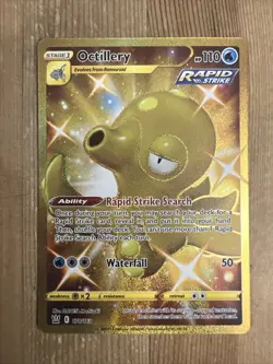Octillery - 178/163 - Pokemon Battle Styles Sword & Shield Secret Rare Card NM - Image 1