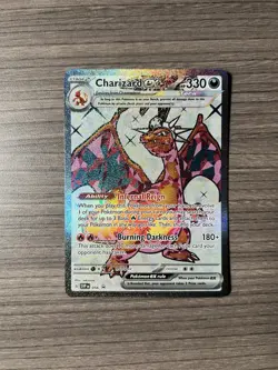 Charizard EX SVP 056 Pokemon Scarlet Violet Promo Full Art Card Near Mint - Image 1