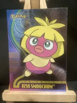 Smoochum Topps Johto League Champions 238 Silver Holo Foil Pokemon Card - Image 1