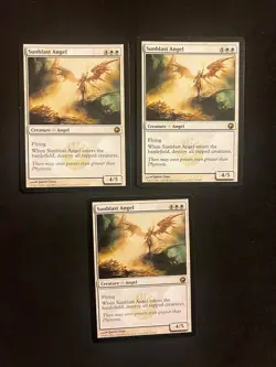 Sunblast Angel x3 [Scars of Mirrodin] Magic MTG Cards LP - Image 1