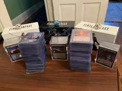 HUGE Final Fantasy Lot - 1700+ Cards - Regular/Gift Bundle Boxes & Dice Included - Image 1