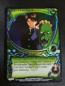 Yu Yu Hakusho TCG CCG Exterminate C51 Gateway Single Rainbow Foil Unlimited Card - Image 1