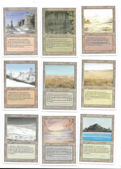 Revised Complete Set MTG Magic the Gathering 1994 Dual Land NM+/Mint AMAZING - Image 1