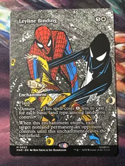 Leyline Binding - Borderless - Spider-Man #2 Mythic, NM - Image 1
